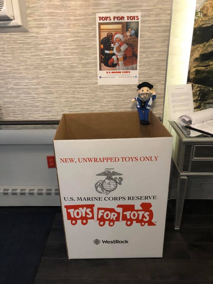 Toys For Tots Donation Box